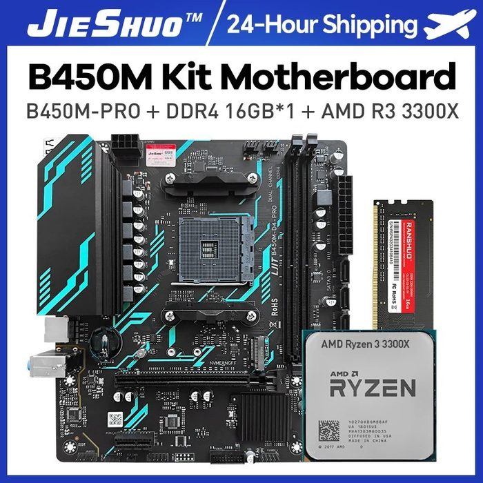 Placa Mãe Jieshuo B450M