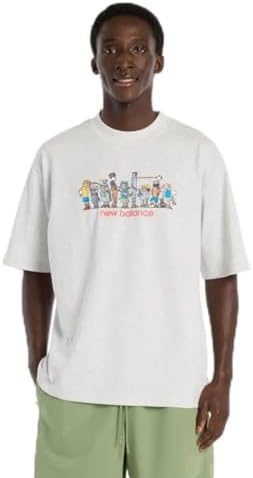 Camiseta Masculina New Balance Ghica Line Up Oversized