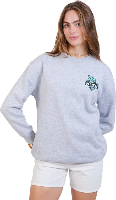 Blusa de moletom Wnba Official Womens Velvet Plush Crew Sweatshirt Ultra GameFeminino
