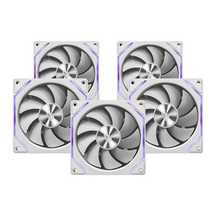 Kit Ventoinha Pichau Ventus Nx, Argb, 5x120mm, Branco, Pch-Vtnx5-Wh01