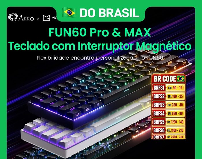Teclado Magnético MonsGeek Akko Fun60