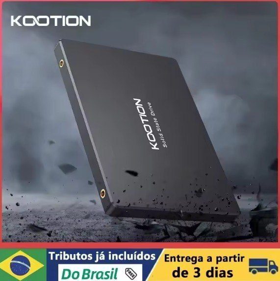 Ssd 512Gb Kootion X12 Sata Iii Envio do Brasil