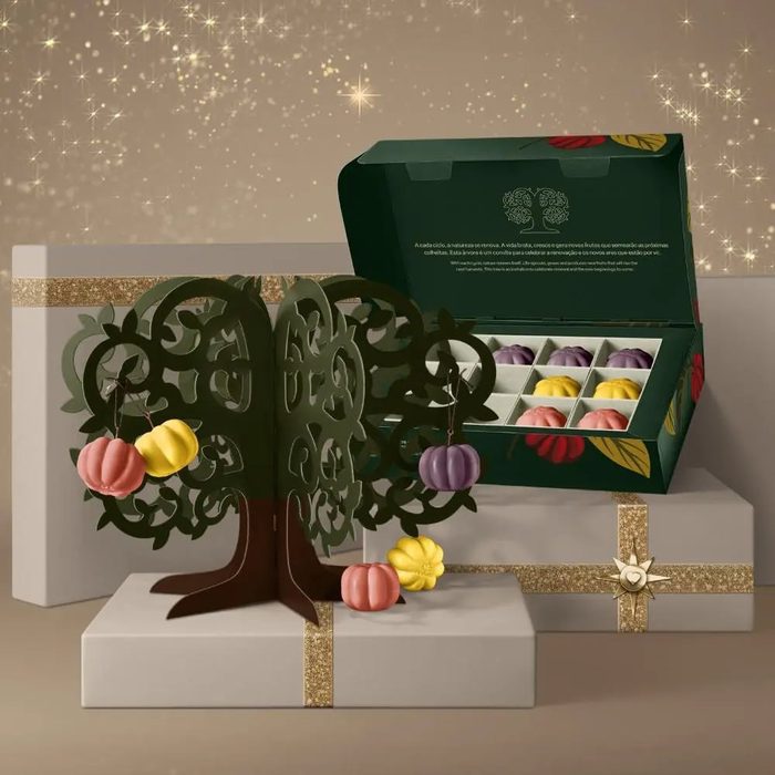 Presente Natura Ekos Árvore Colheita 12 Un De 25 G