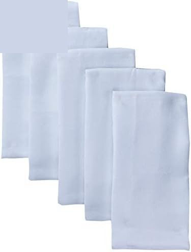 Fralda Pano de Bebê Super Luxo Mami Branca 75 cm x 75 cm Pacote com 5 Unidades