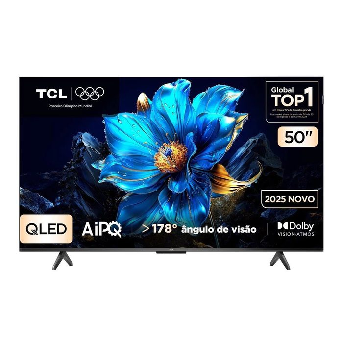 TV TCL 50P7K 4K QLED 60Hz Google TV