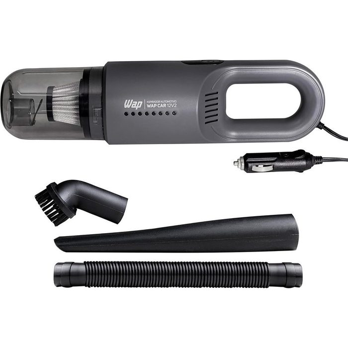 Aspirador Portátil Wap Car Potente 180W Com Reservatório 420ml Bicos Extras Cabo 3,7metros 12v Wap