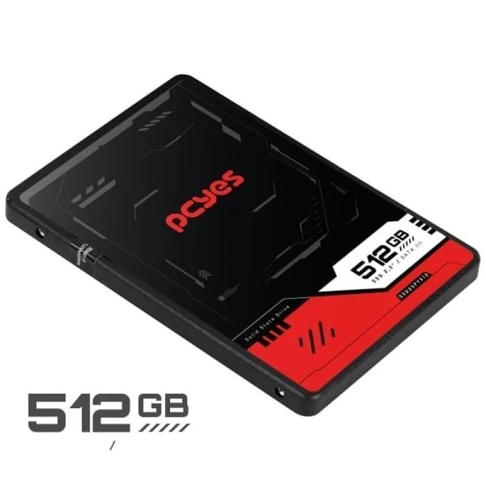 SSD Pcyes Py512, 512GB, SATA III 2.5 Polegadas, Leitura 550MBps E Escrita 400MBps - SSD25py512