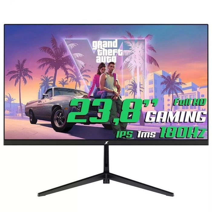 Monitor Gamer SuperFrame Precision, 23.8 Pol, Flat, Full Hd, Ips, 1ms, 180Hz, 99% sRGB, Sf-Mn-Pre24fsifd1b
