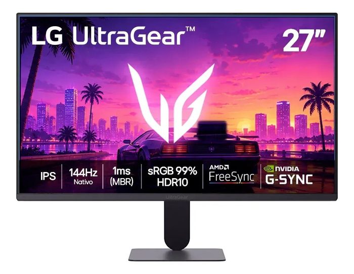 Monitor LG Ultragear 27 144Hz 1ms