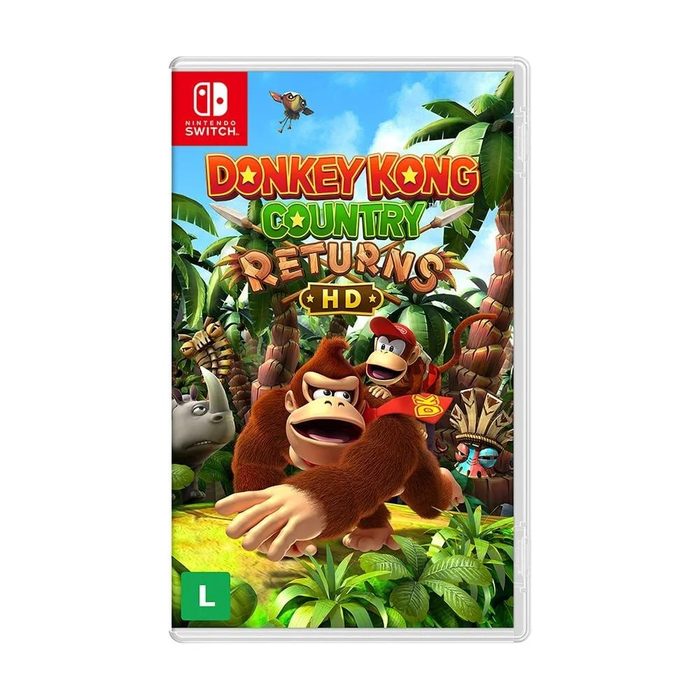 jogo nintendo donkey kong country returns hd nintendo switch