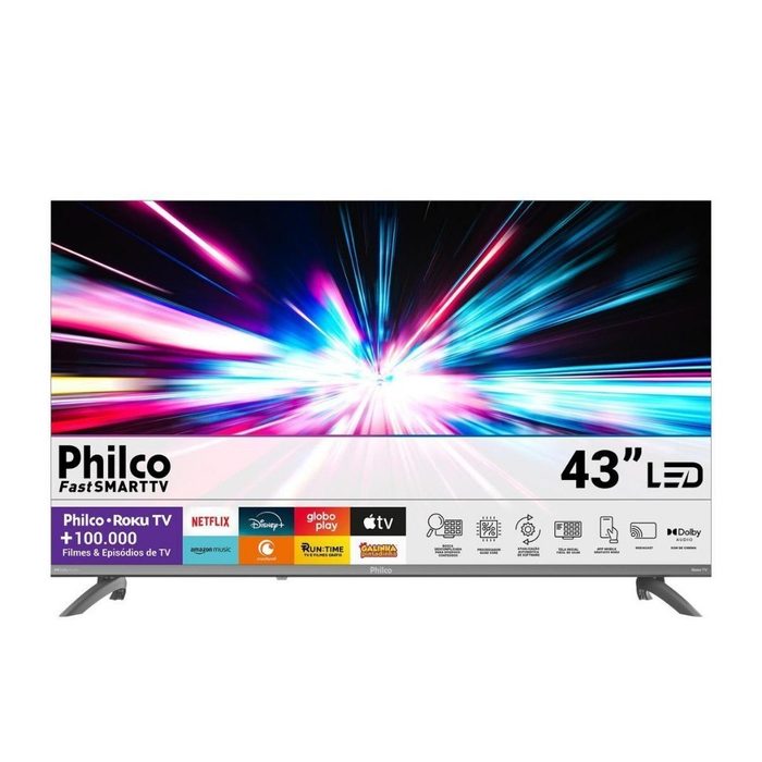 TV Philco P43CRA 43" Full HD Roku TV
