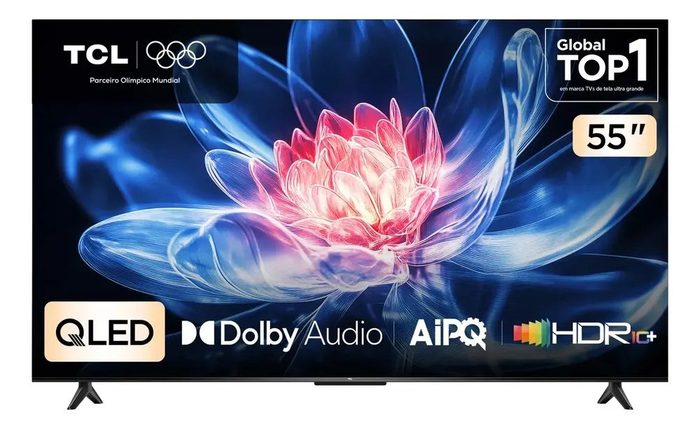 TV TCL 55T6C 55" 4K QLED Google TV