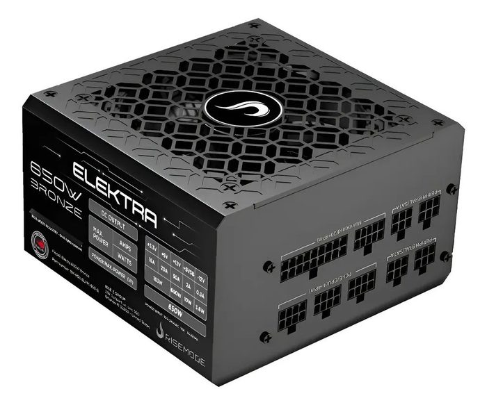 fonte rise mode elektra 650w full modular