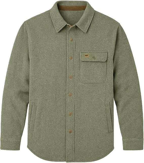 jaqueta field & stream hail call fleece shirt jacket