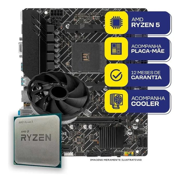 kit upgrade amd ryzen 5 3400g a520m