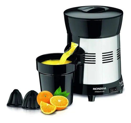 extrator de frutas mondial turbo premium 250w bivolt preto