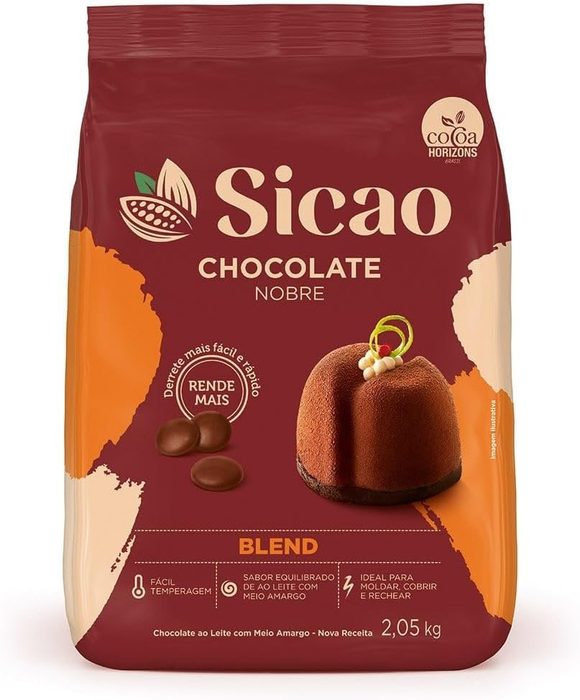 chocolate sicao nobre blend gotas 2,05kg