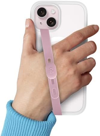 acessório para celular geonav fita salva celular safe grip rosa