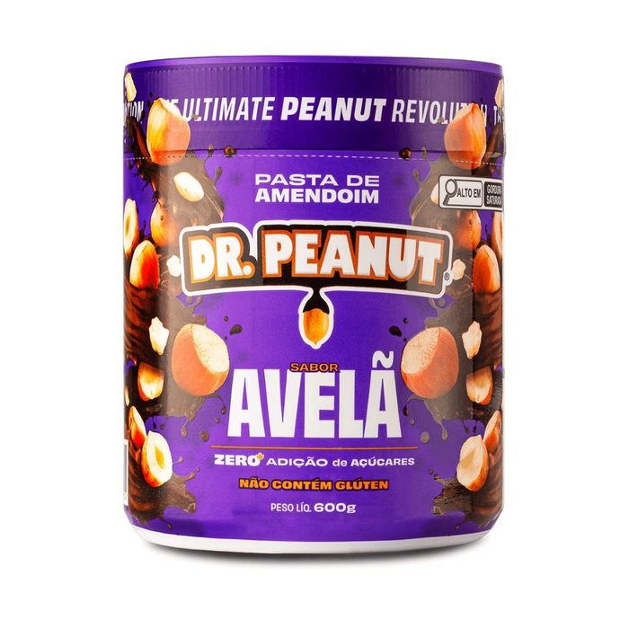 pasta de amendoim com whey protein dr peanut 600g