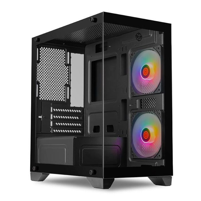 gabinete tgt gladiator rainbow mid-tower