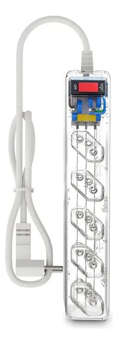 filtro de linha clamper transparente 5 1m