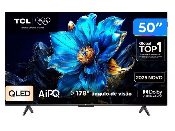 TV TCL 50P7K 50" 4K QLED Google TV