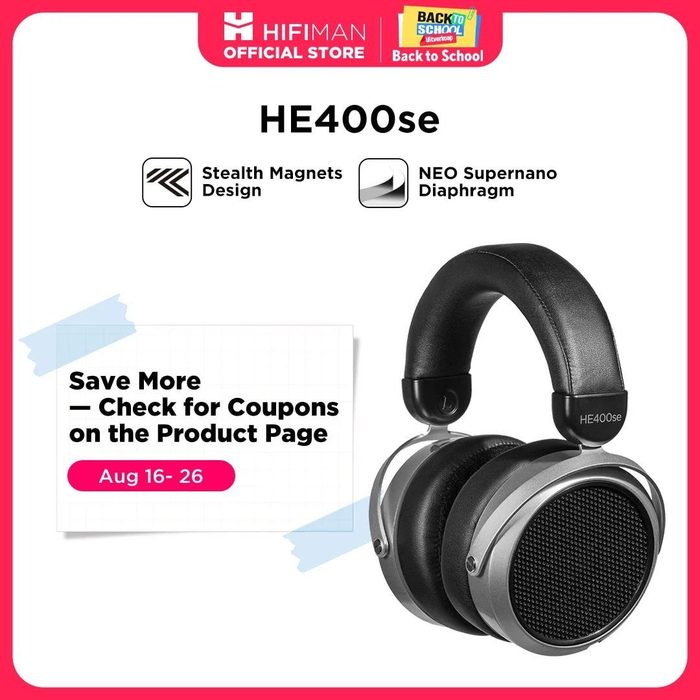 headphone hifiman he400se planar magnético
