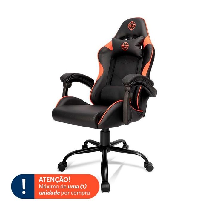 cadeira gamer tgt heron tc3 preto vermelho