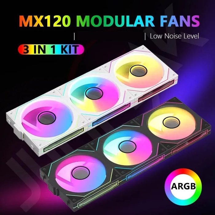 cooler fan jumpeak mx120 kit 3 normais e reversas