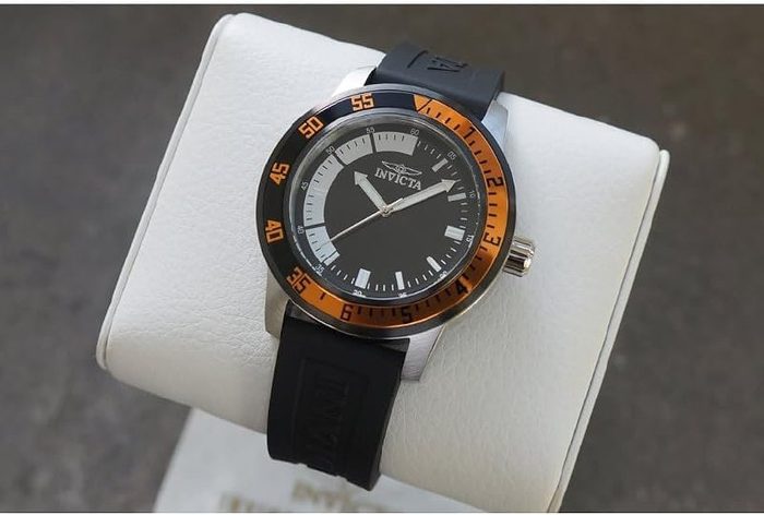 relógio invicta masculino quartzo silicone
