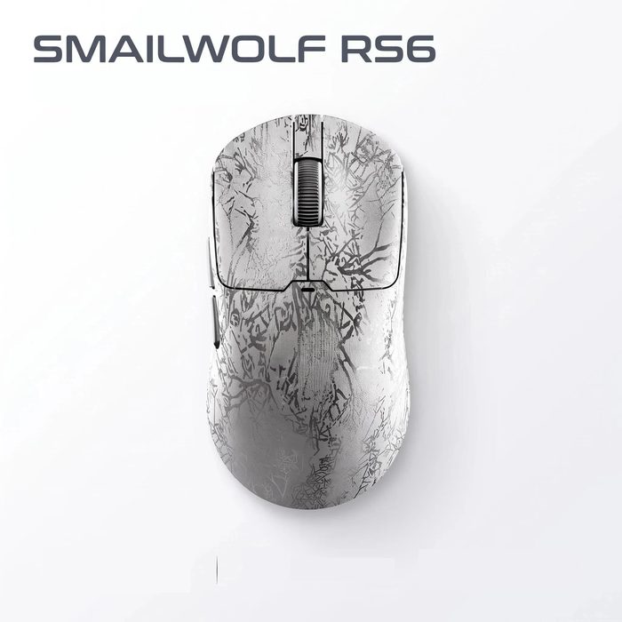Mouse Gamer Sem Fio Smailwolf Rs6 Leve com Sensor Óptico Paw3311, 1000Hz