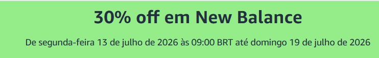 30% off em New Balance