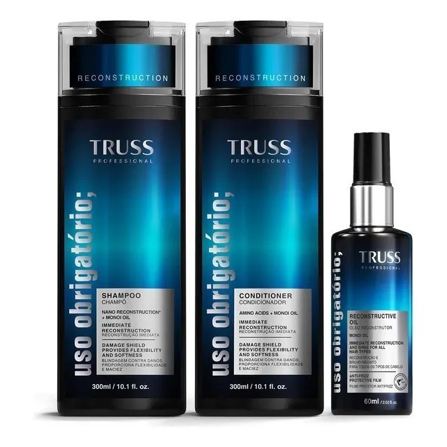 kit truss uso obrigatório reconstruction oil 3 produtos