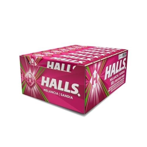 alimentos halls melancia caixa 21 unidades 28g