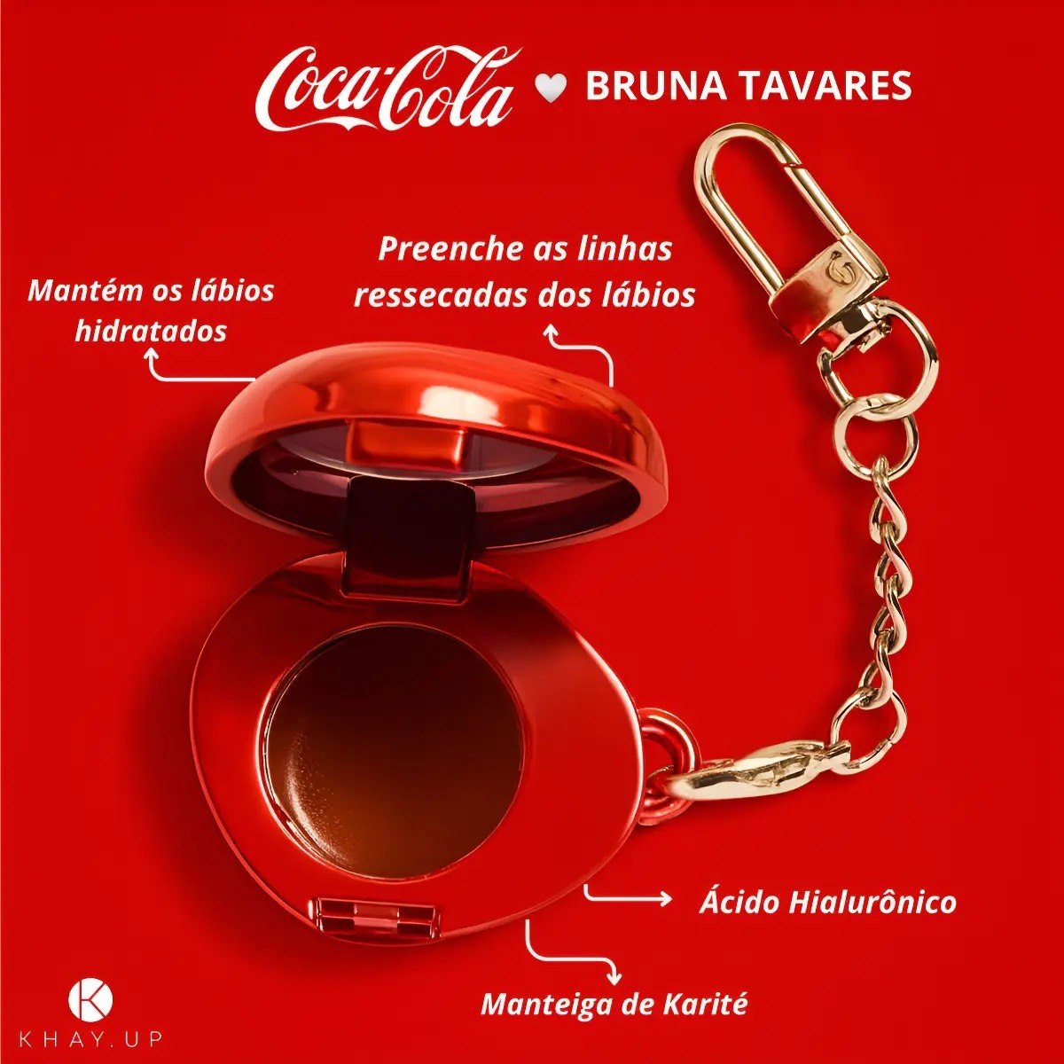 beleza bruna tavares pop charm coca cola balm labial