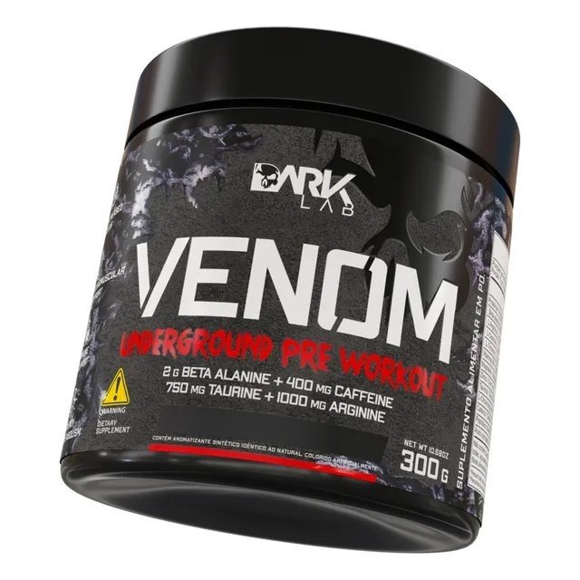 suplementos dark lab pre treino venom underground 300g mango loko