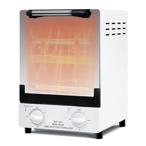 110V Autoclave para Manicure, Estufa Esterilizadora Manicure, Autoclave para Manicure, Gabinete Portátil para Cuidados com As Unhas, Esteril