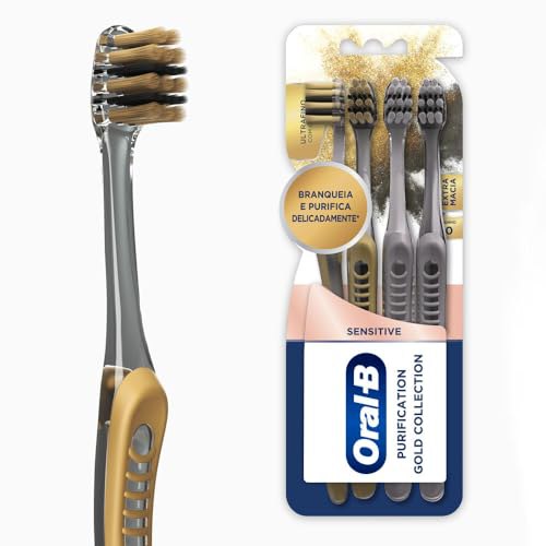 higiene bucal oral-b sensitive purification gold 4 unidades