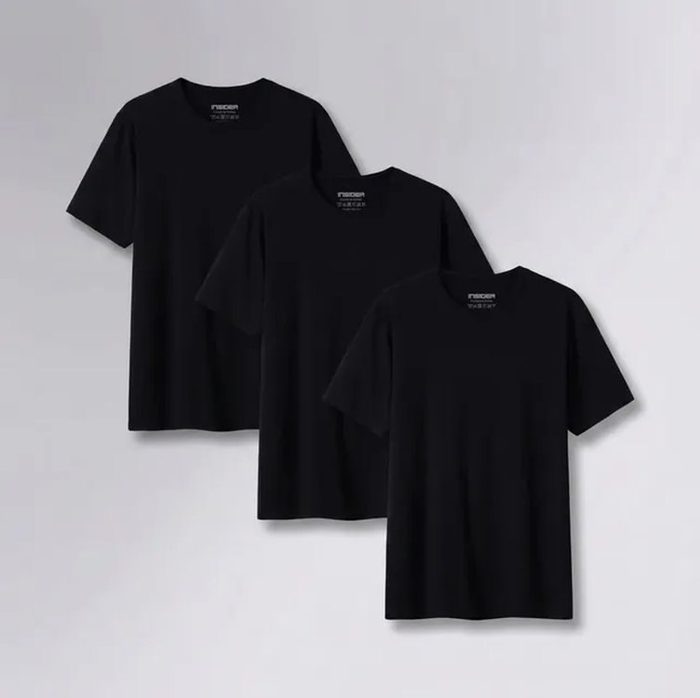 Kit 3 Camisetas Light T-shirt Insider Preto G Lisa