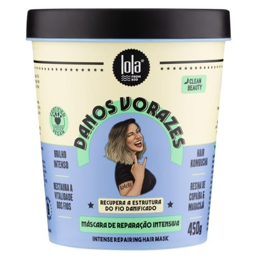 máscara de cabelo lola cosmetics danos vorazes 450g