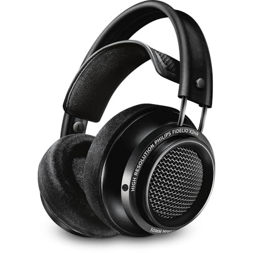 PHILIPS, Headphone, Fidelio com Som em Alta Definição Hi-Fi, X2HR, Com fio de 3 metros, Preto