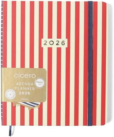 AGENDA PLANNER CICEROS 2026 PRAIA SEMANAL PLANEJAMENTO 17X19,5 SOL