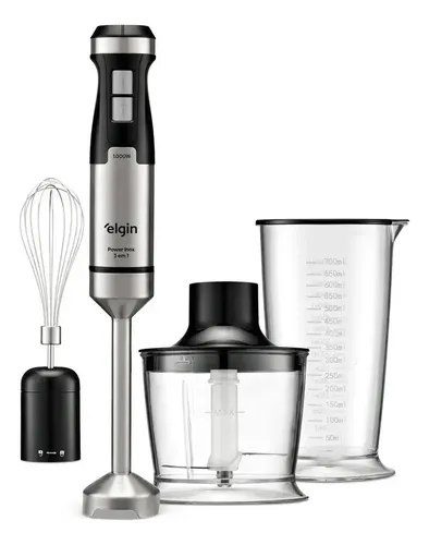 Mixer Power Inox 3 Em 1 Elgin 1.000w 127v