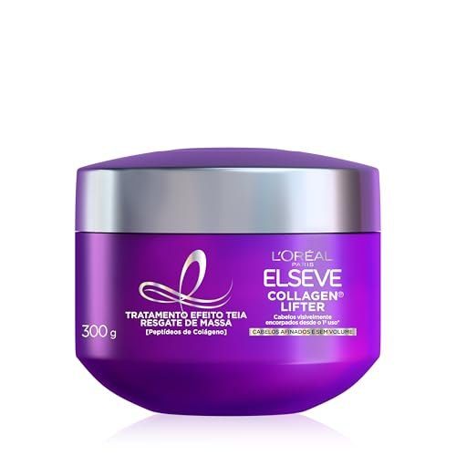 Elseve Collagen Lifter Máscara de Tratamento Condicionante Resgate de Massa com Peptídeos de Colágeno Reconstrói a Fibra e Dá Volume por 72h