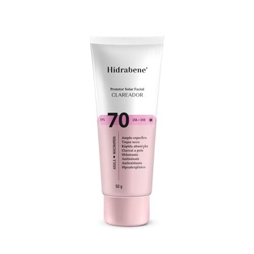 Hidrabene Protetor Solar Facial Clareador FPS70 50g