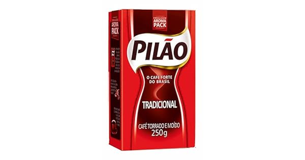 alimentos café pilão torrado e moído tradicional vácuo 250g