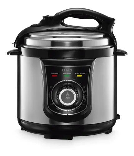 panela de pressão elétrica elgin 4 litros 840w preto