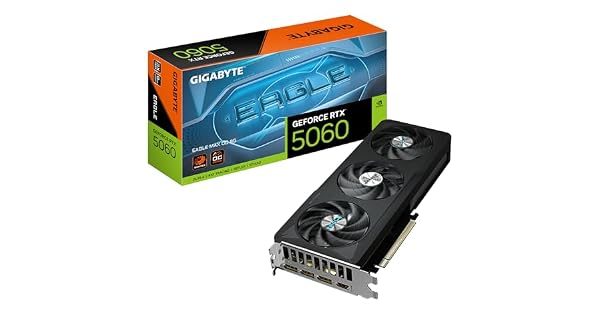 placa de vídeo gigabyte geforce rtx 5060 eagle max oc 8g