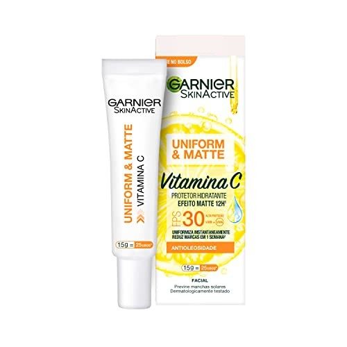 protetor solar garnier uniform matte fps30 15ml