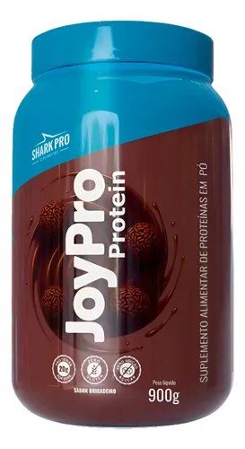 whey protein joypro shark pro 900g brigadeiro